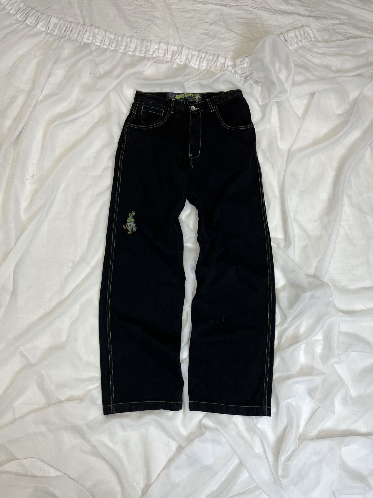 JNCO JNCO 20” Rewind Black Baggy Jeans – 26x30 Size 26" / US 2 / IT 38 - 1 Thumbnail