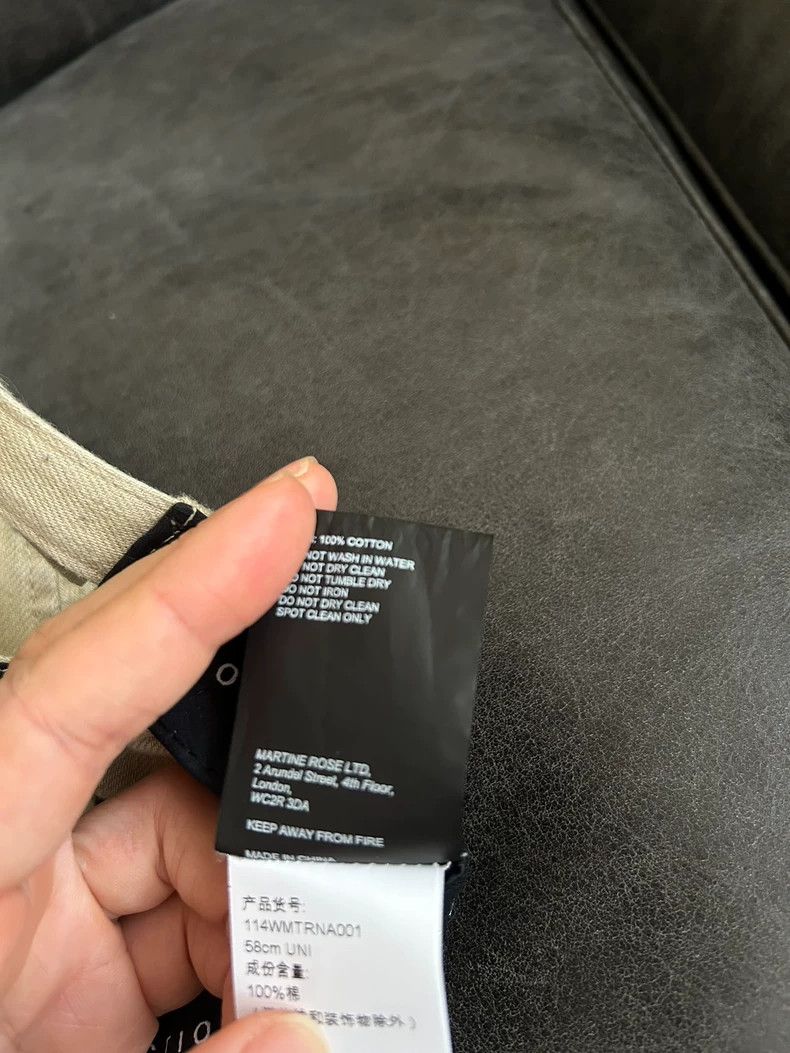 Martine Rose Martine Rose 24SS tongue breaking curved brim cap duck ton Size ONE SIZE - 6 Thumbnail