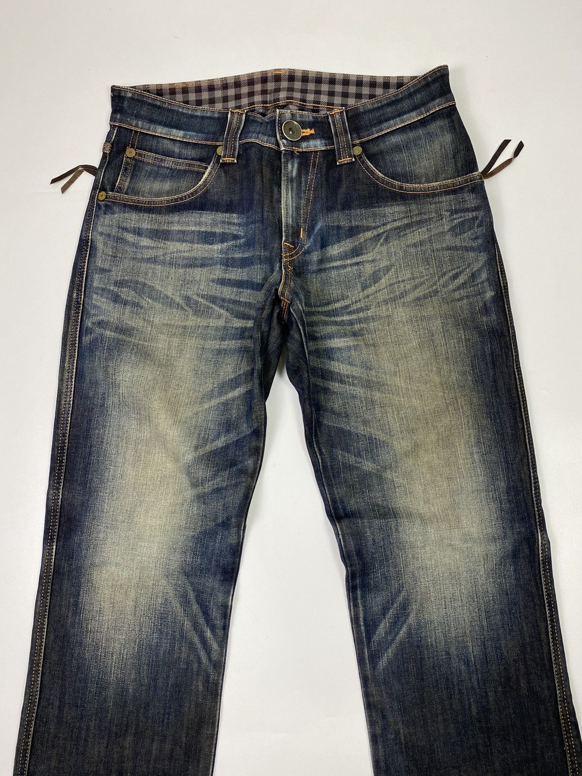 Edwin × Japanese Brand × Jean stonewash edwin 503 wash faded jeans pant style Size US 32 / EU 48 - 3 Thumbnail