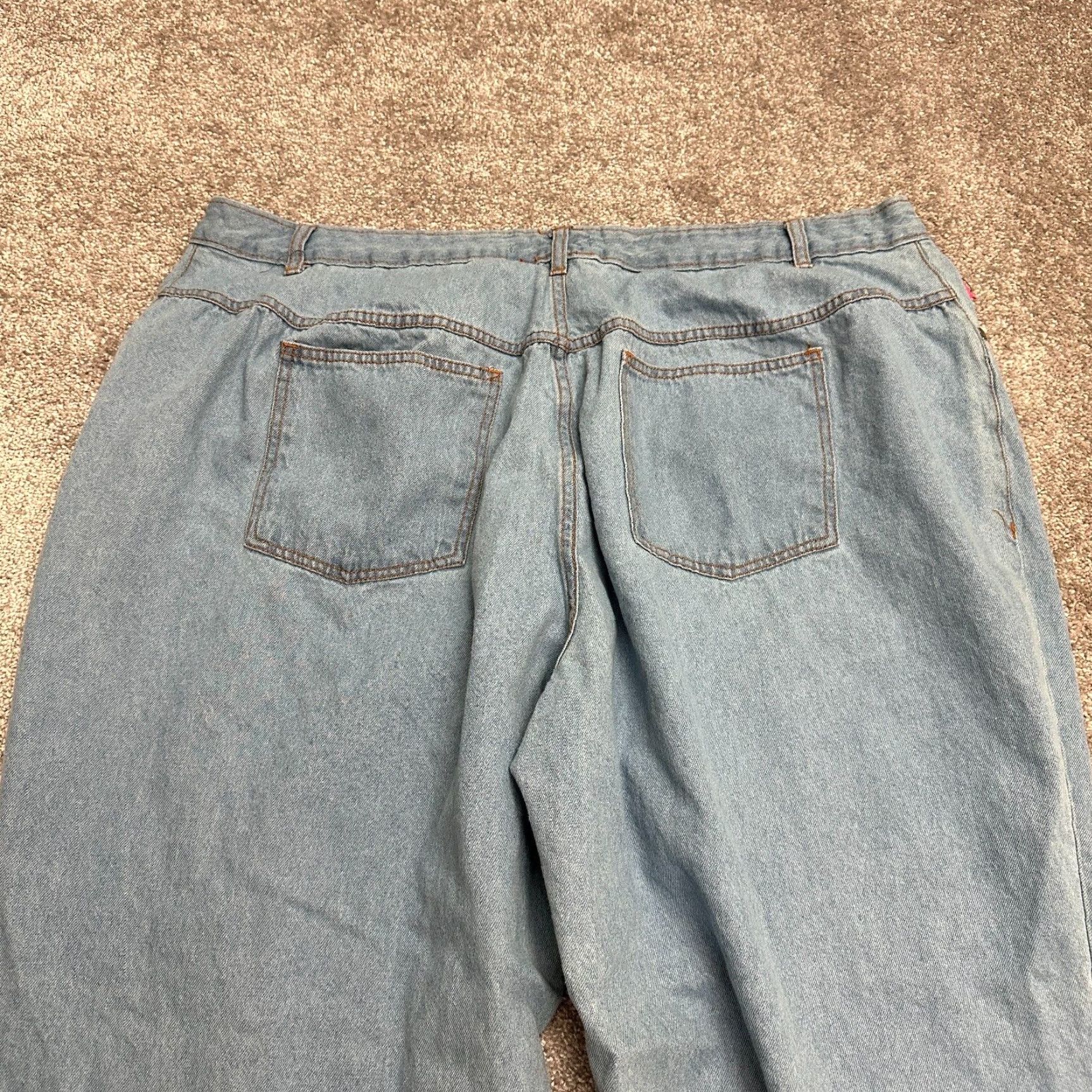 Vintage Woman Within Denim Jeans Womens 26WP Blue Wide Leg Casual Size 26" / US 2 / IT 38 - 3 Thumbnail