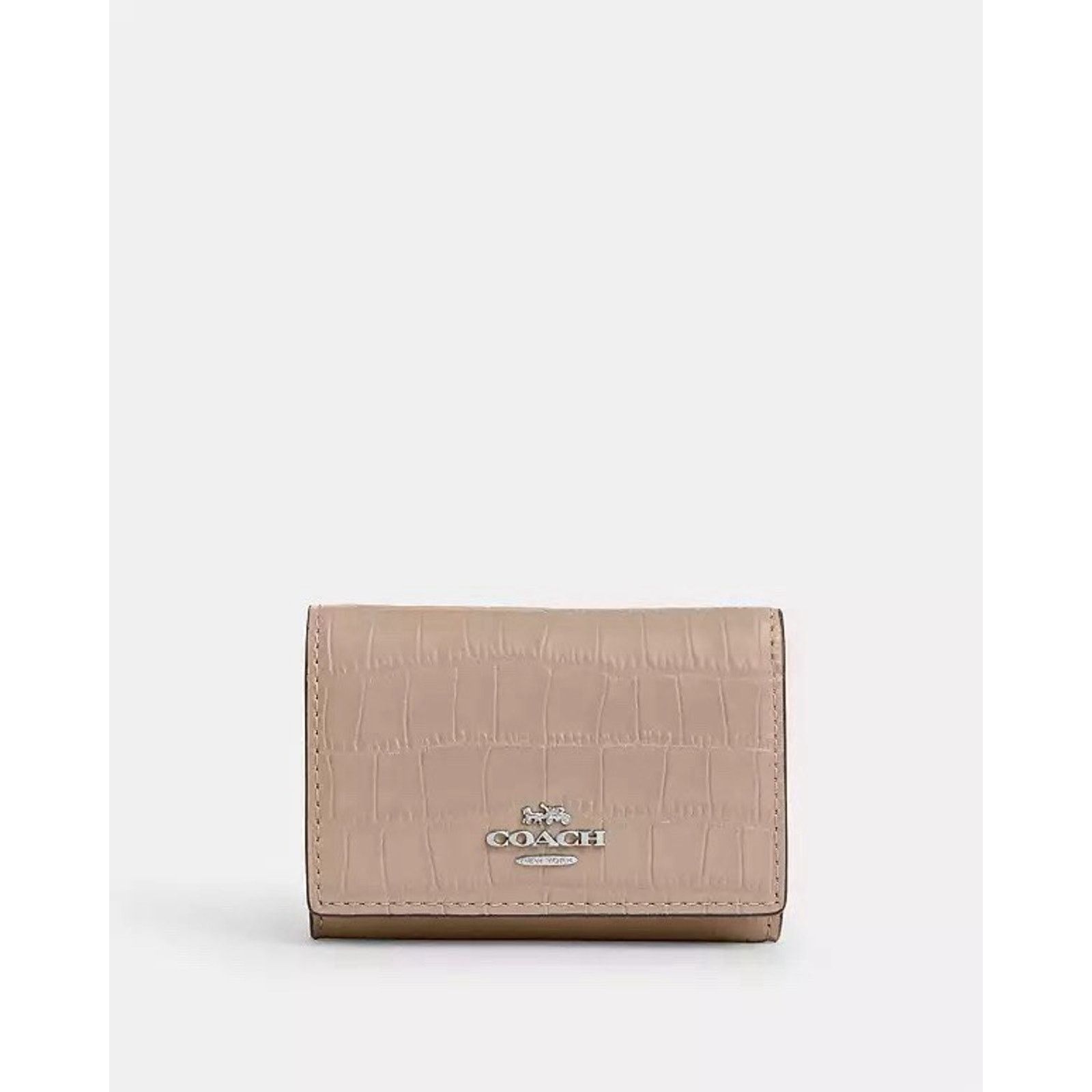 Coach NWT COACH Crocodile Embossed Leather 3-fold Wallet CU914 Size ONE SIZE - 5 Thumbnail
