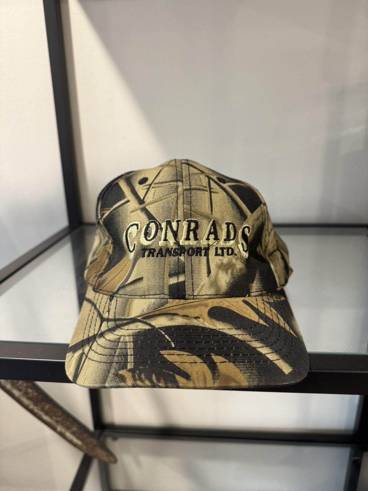 Realtree Conrads Transport RealTree Camo Military Hat Vintage Wood Size ONE SIZE - 2 Thumbnail