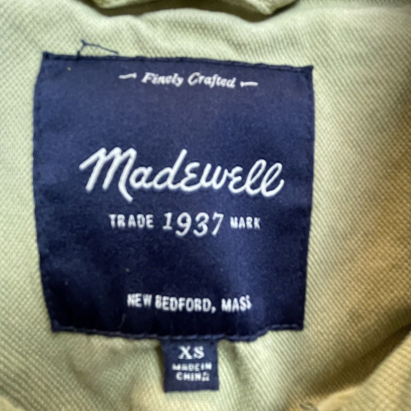 Madewell Madewell Jacket Womens XS Utility Army Green Khaki Cargo Size S / US 4 / IT 40 - 2 Thumbnail