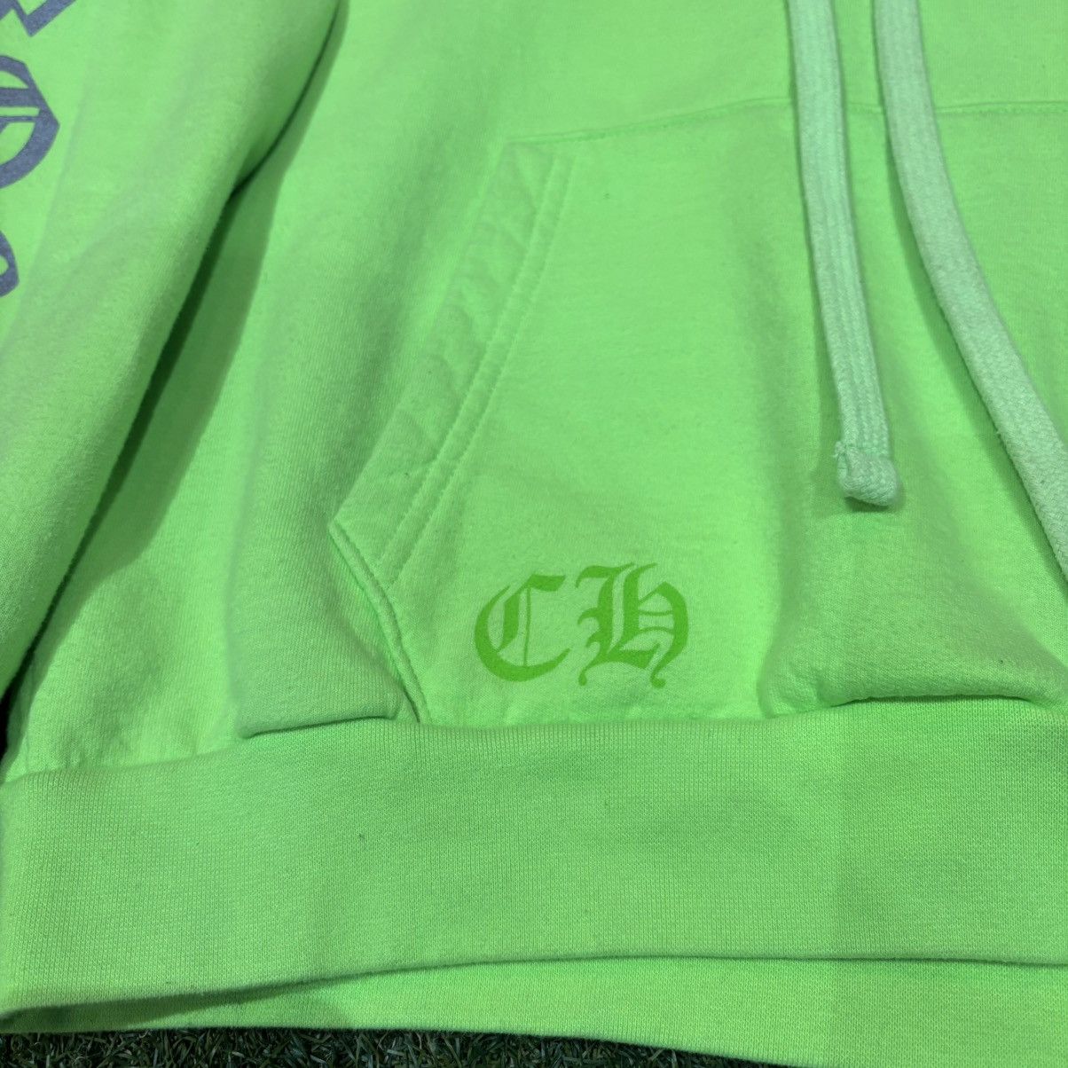 Chrome Hearts Chrome Hearts Miami Music Week Exclusive Neon Green Hoodie Size US XS / EU 42 / 0 - 2 Thumbnail