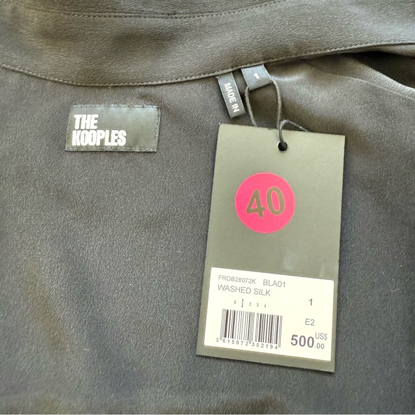 The Kooples NWT!!! The Kooples women silk dress size 1 or M Retail 500$ Size M / US 6-8 / IT 42-44 - 6 Thumbnail