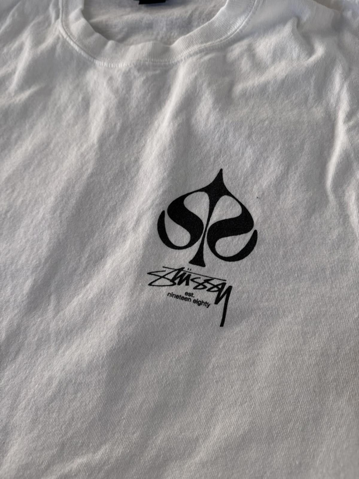 Stussy Stussy White Graphic Logo T-Shirt Size M Size US M / EU 48-50 / 2 - 2 Thumbnail