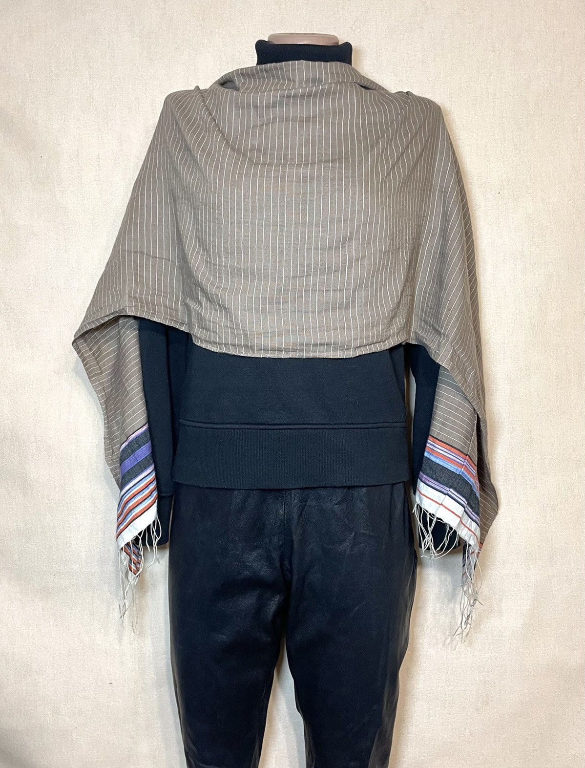 Vintage EPICE brown cotton scarf Size ONE SIZE - 2 Thumbnail