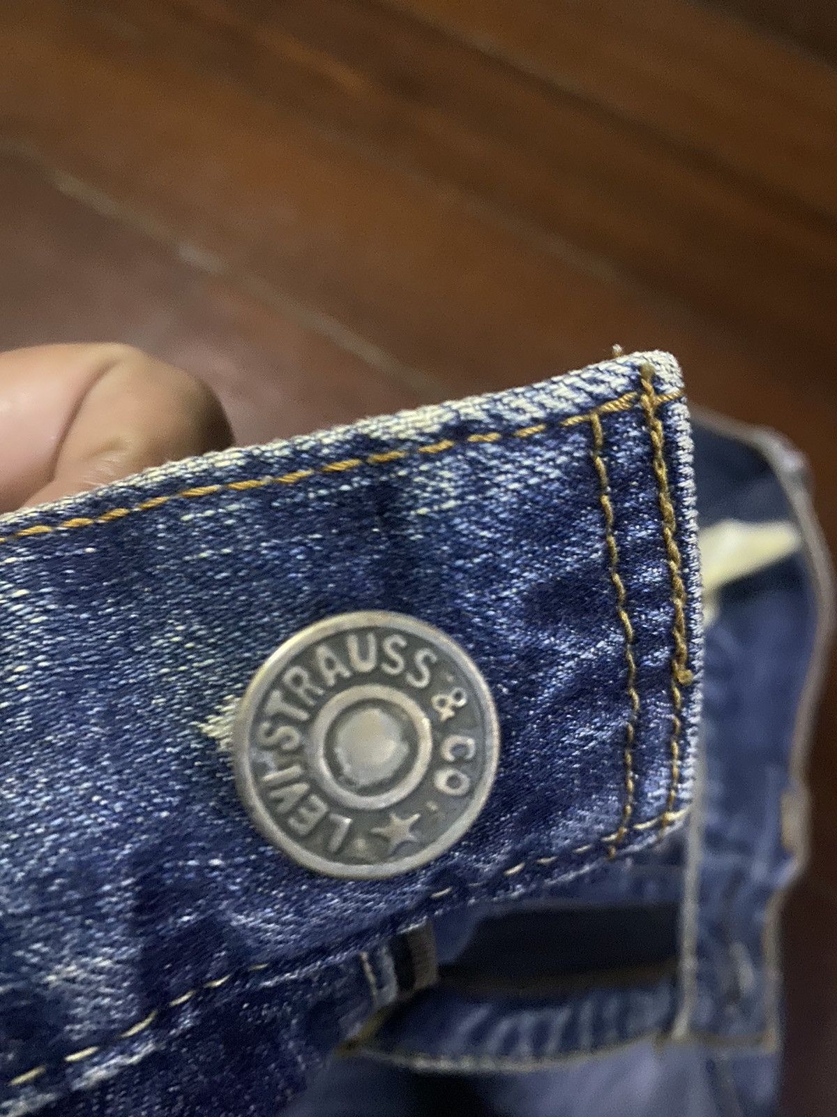 Levi's Fire 🔥 LEVIS 502 mud wash dirty distressed claw mark Size US 32 / EU 48 - 19 Thumbnail