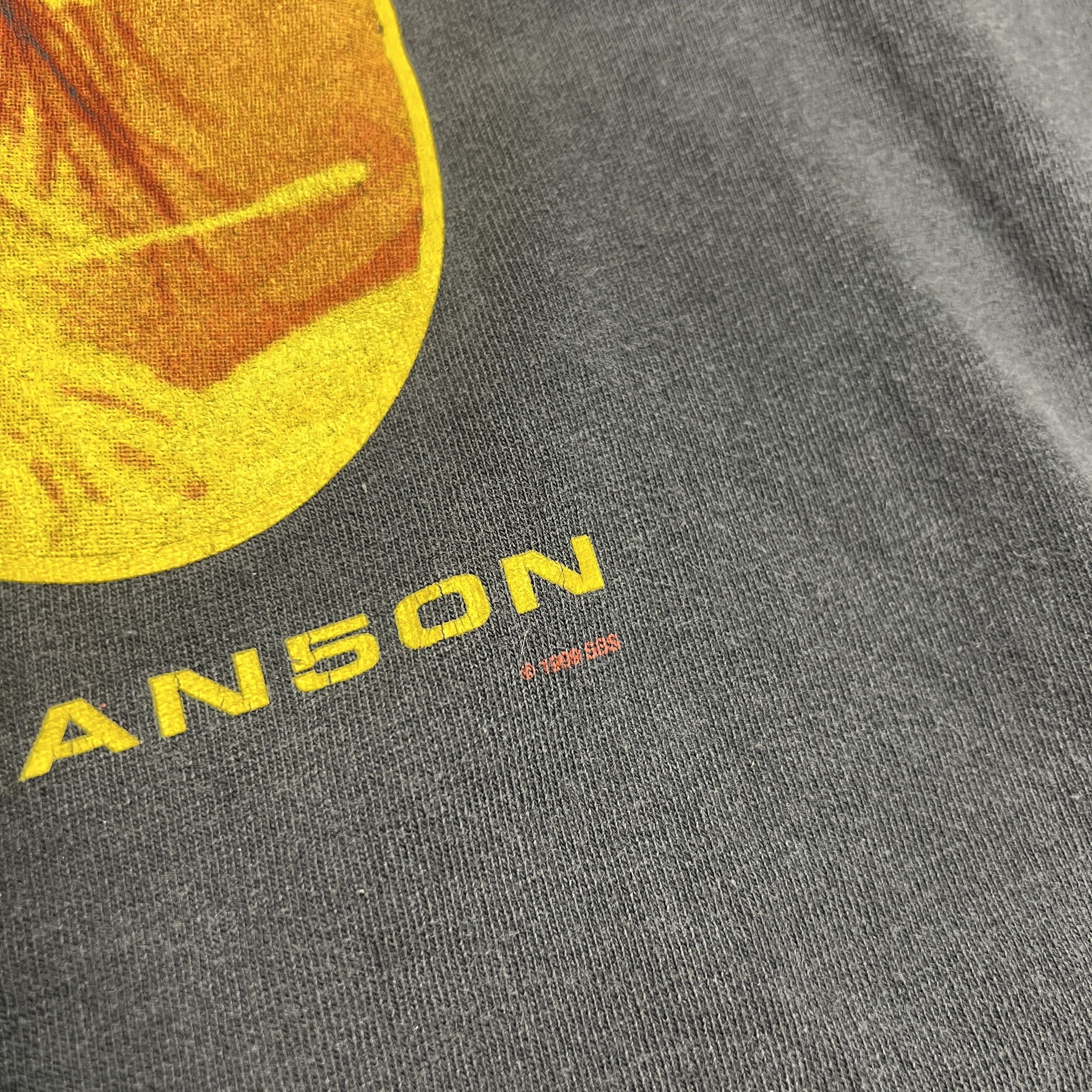 Marilyn Manson × Vintage 1999 Vintage Marilyn Manson Rock is Dead Tee Size US XL / EU 56 / 4 - 6 Thumbnail