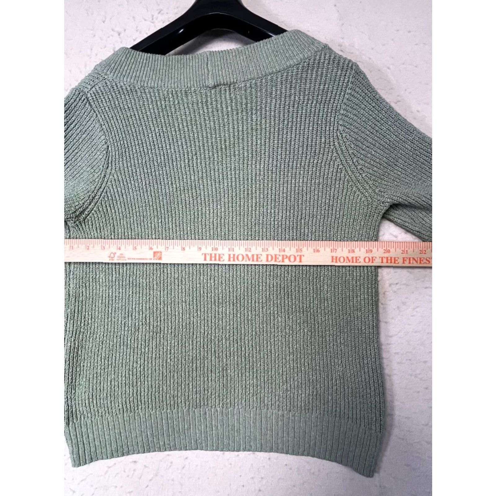 Vintage Philosophy Republic Clothing Sweater Women V-Neck Green M Pullover) Size M / US 6-8 / IT 42-44 - 5 Thumbnail
