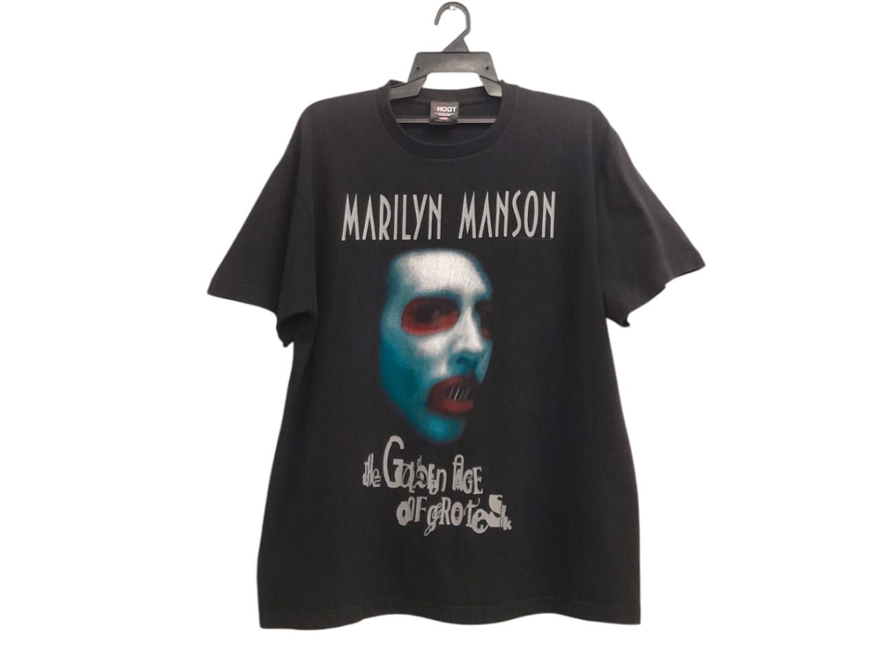 Band Tees × Marilyn Manson Vintage Marilyn Manson Punk Rock Band Tees T Shirts Size US L / EU 52-54 / 3 - 1 Thumbnail