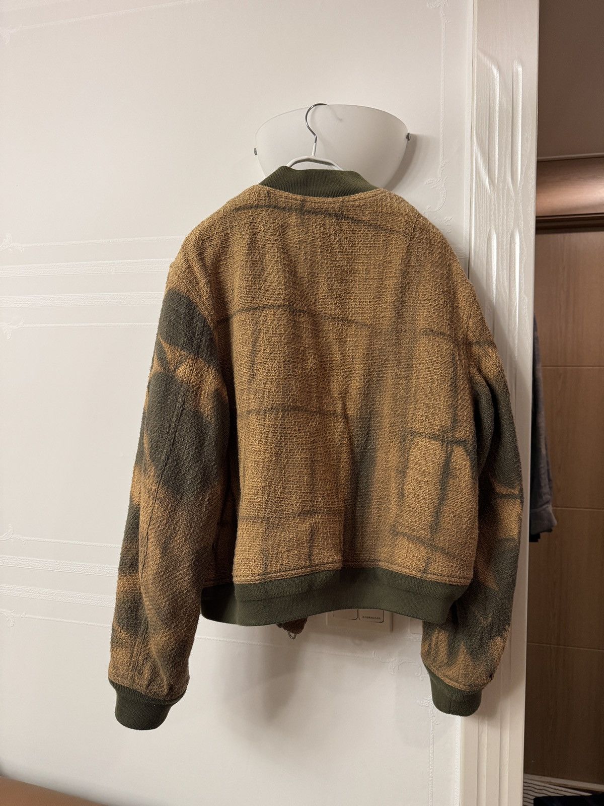 JiyongKim Jiyongkim 23AW Tweed Bomber Olive Khaki Size US M / EU 48-50 / 2 - 3 Thumbnail
