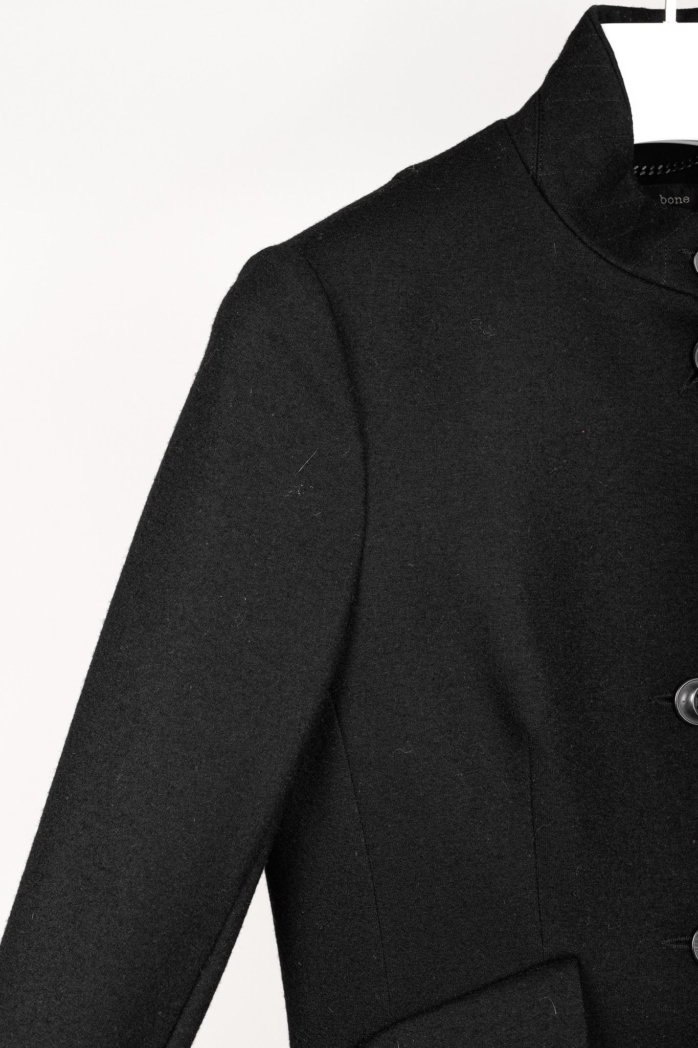 Rag & Bone Slade Black Wool Military Blazer