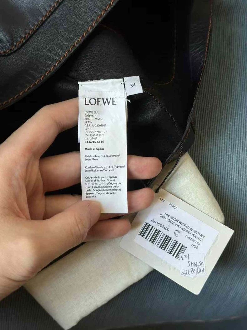 Loewe loewe 34Leather jacket 2505-Nextarrow Size US S / EU 44-46 / 1 - 4 Thumbnail