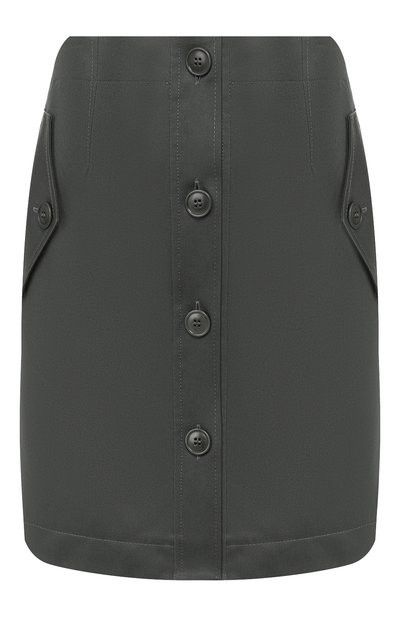 Givenchy o1y0925 Mini Skirt in Lead Size 27" / US 4 / IT 40 - 1 Thumbnail