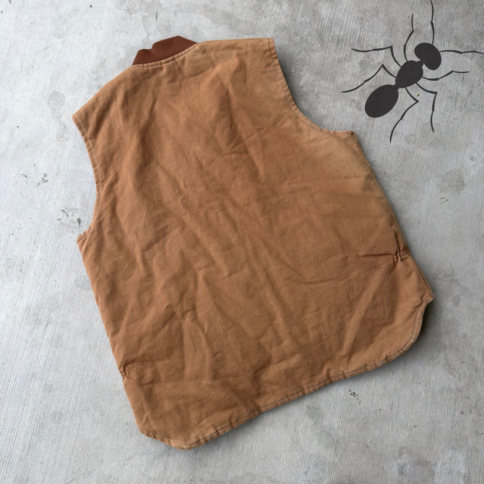 Carhartt × Vintage Carhartt V01 brown work wear vest Size US XL / EU 56 / 4 - 3 Thumbnail
