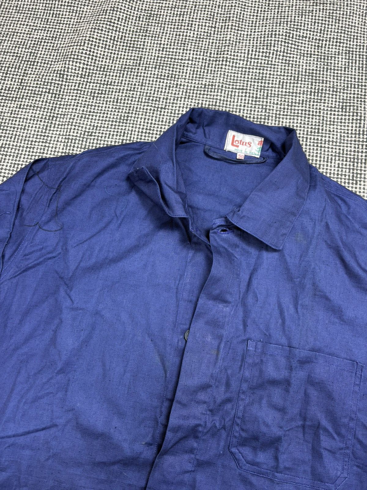 Vintage vintage French chore coat work jacket three pockets Size US M / EU 48-50 / 2 - 6 Thumbnail