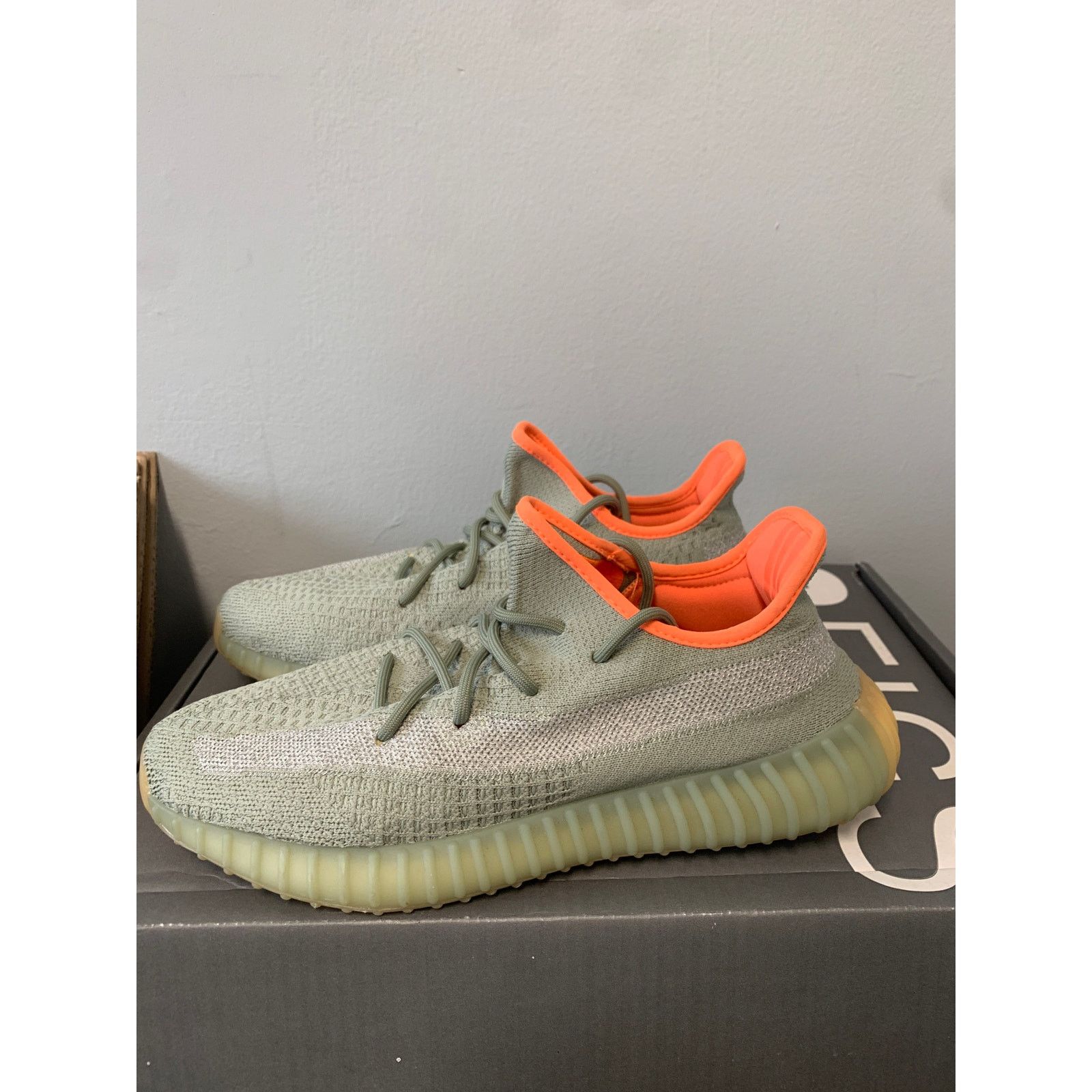 Adidas adidas Yeezy Boost 350 V2 Desert Sage Size 11.5 Used Size US 11.5 / EU 44-45 - 1 Thumbnail