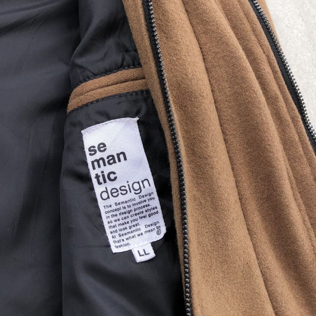 semanticdesign Japanese Brand Semantic Design Black Rip Wool Jacket Size US M / EU 48-50 / 2 - 16 Thumbnail