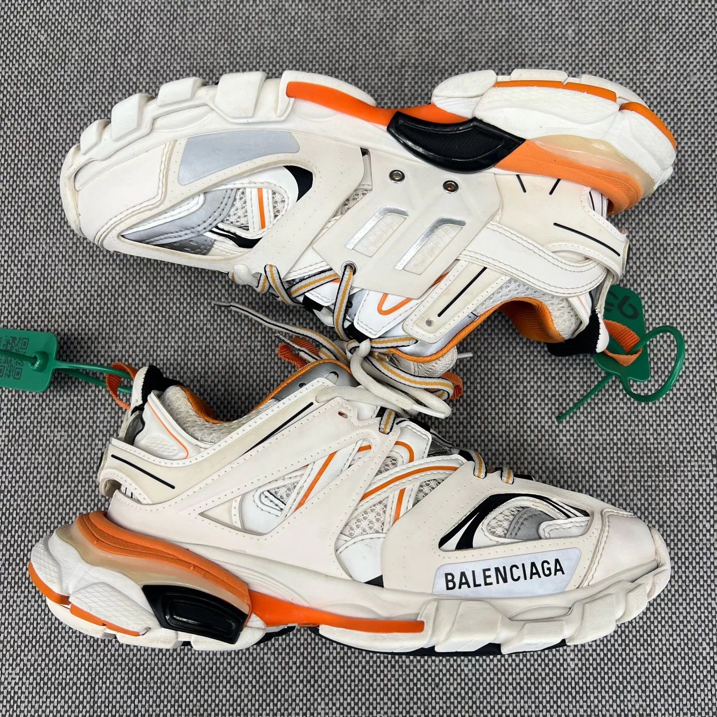 Balenciaga Balenciaga Track White Orange Women's 36 Size US 6 / IT 36 - 3 Thumbnail
