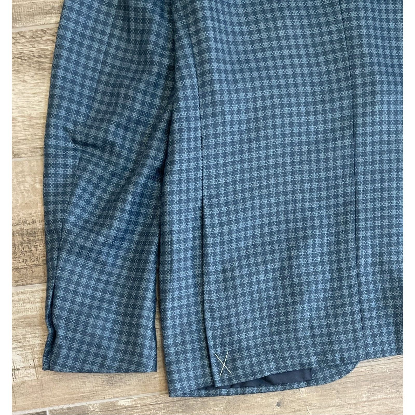Ermenegildo Zegna $4595 NWT ZEGNA Blue Micro Check Cashmere Sport Coat 52(42)R Size 42R - 11 Thumbnail