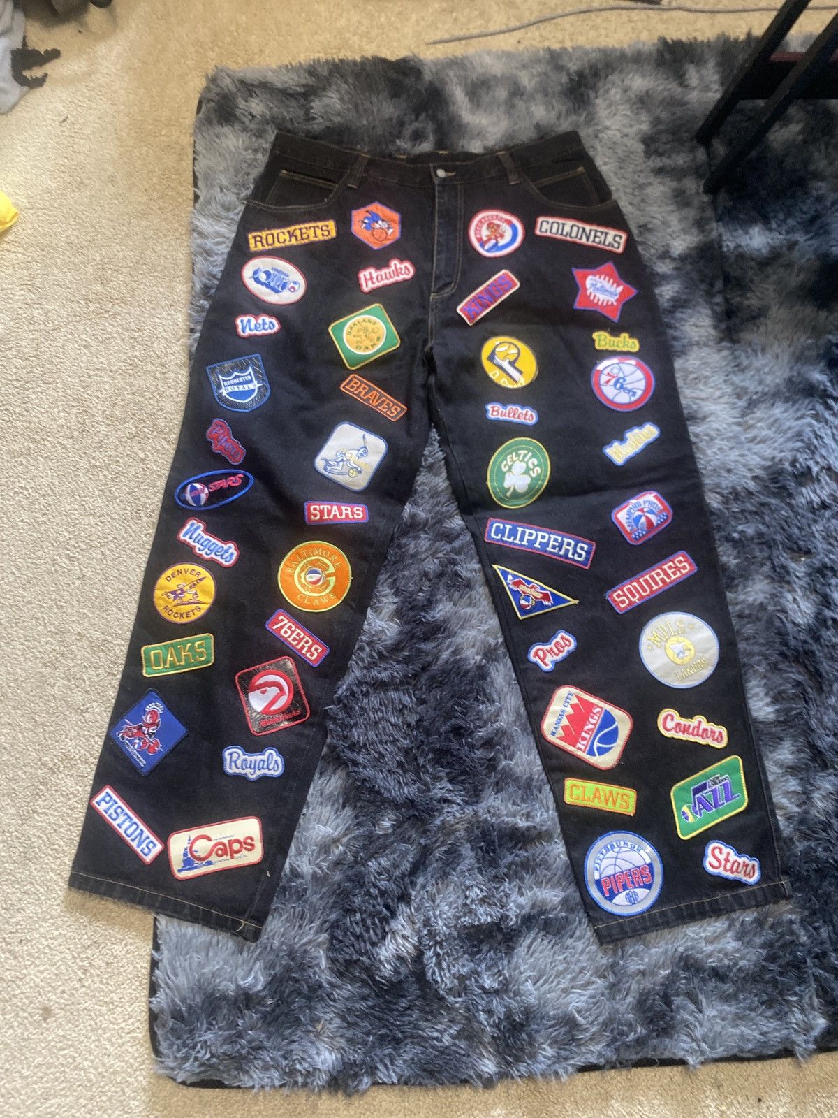 Jeff Hamilton Rare Vintage Jeff Hamilton NBA All-Team Jeans size 40 Size US 40 / EU 56 - 2 Thumbnail