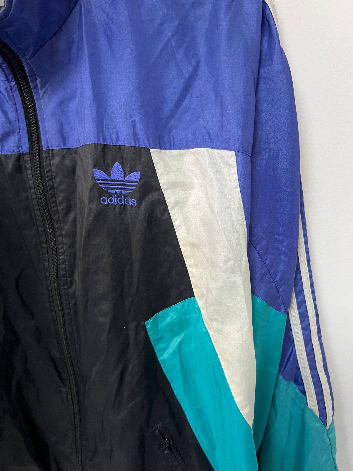 Adidas Vintage 80s Adidas Template Football Jacket Track Top M Size US M / EU 48-50 / 2 - 9 Thumbnail