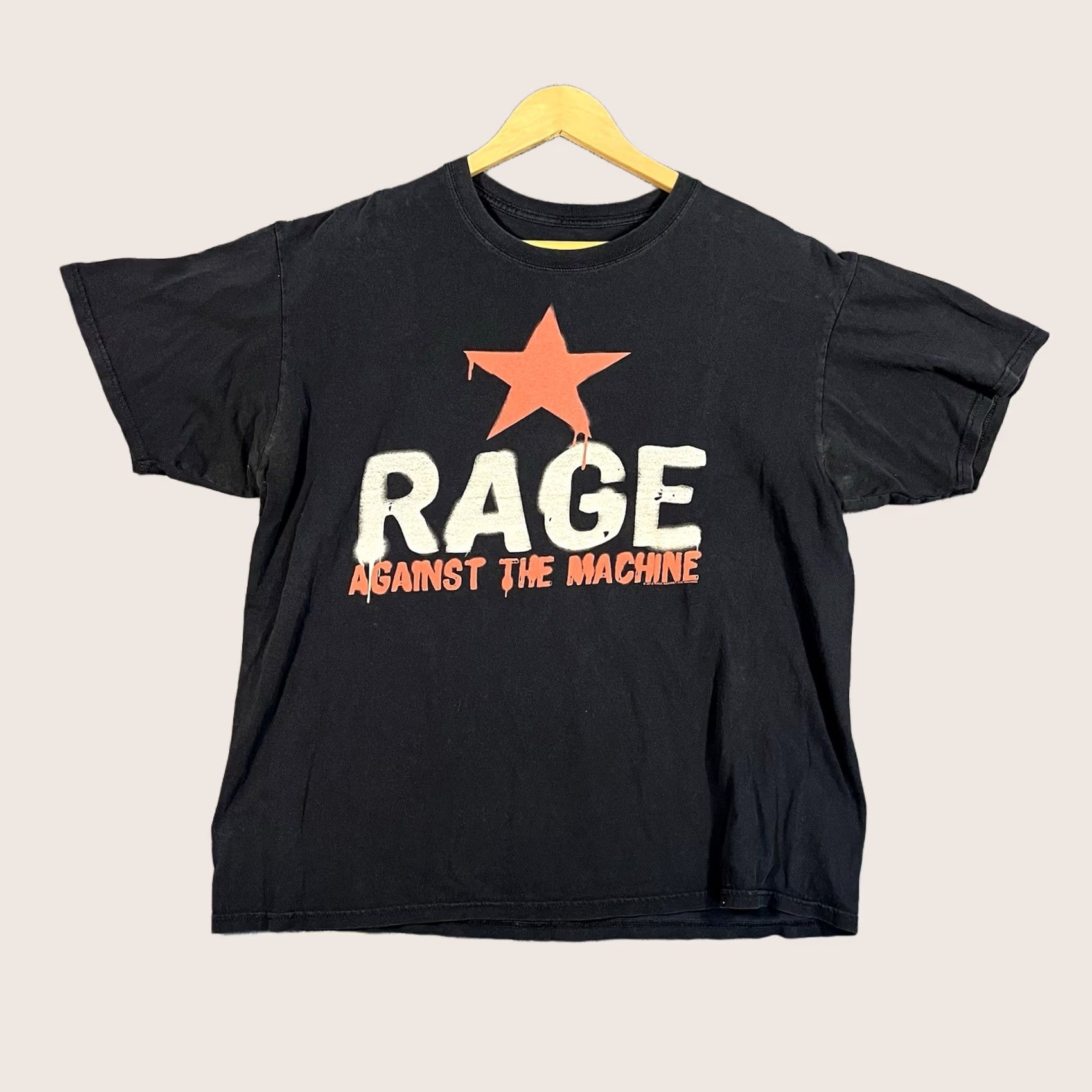 Orage Rage Against the Machine Vintage Band Shirt Black 2010-2019 Size XL Art Stars Size US XL / EU 56 / 4 - 1 Thumbnail