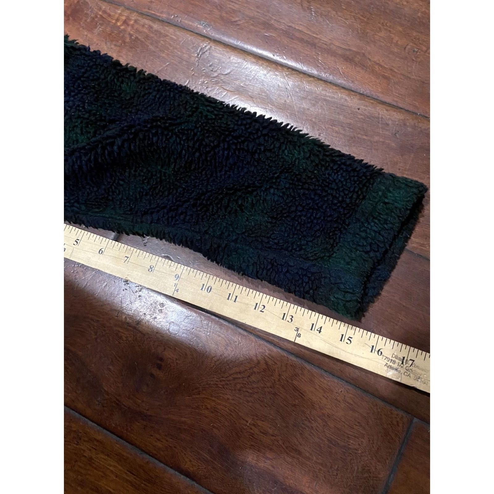 CO Liz & Co Petite Green Sherpa Jacket Women PL Jacket Sherpa Green Cotton Petite Size L / US 10 / IT 46 - 6 Thumbnail