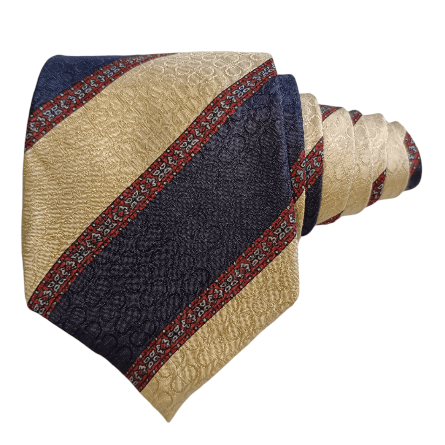 Dior × Vintage Christian Dior Monogram Ties Silk Vintage Size ONE SIZE - 1 Thumbnail