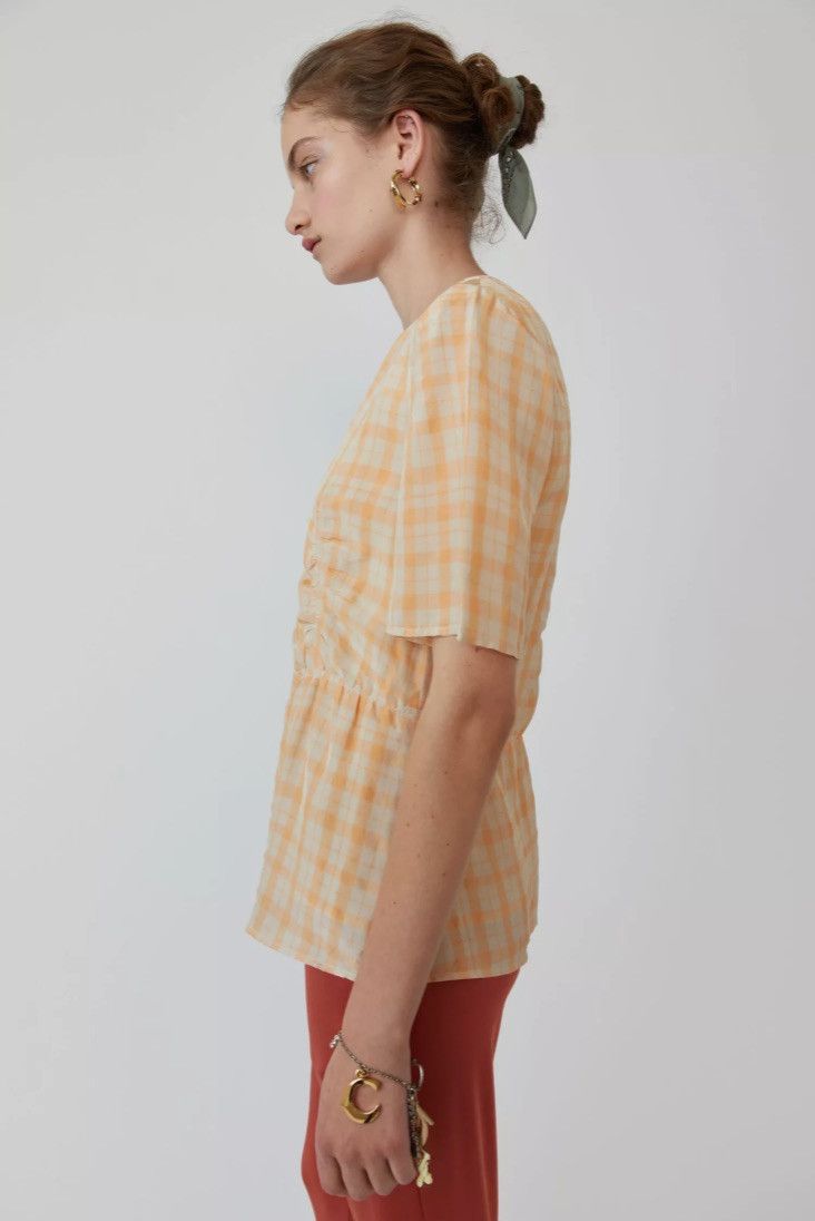 Acne Studios Ruched Peplum Top Size M / US 6-8 / IT 42-44 - 3 Thumbnail