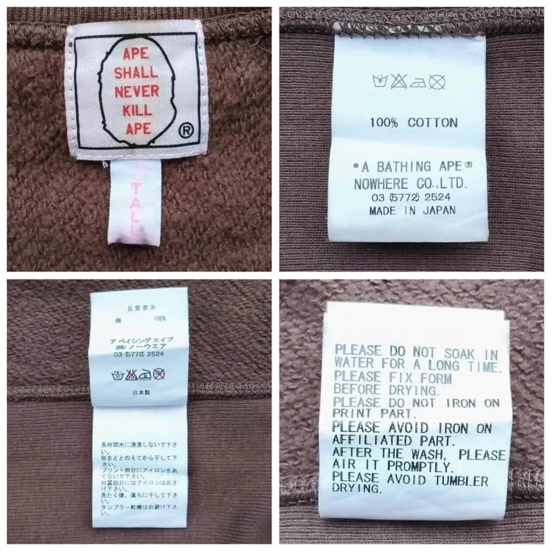 Bape 2005 Bape Kiss Crewneck Distressed Size M / US 6-8 / IT 42-44 - 4 Thumbnail