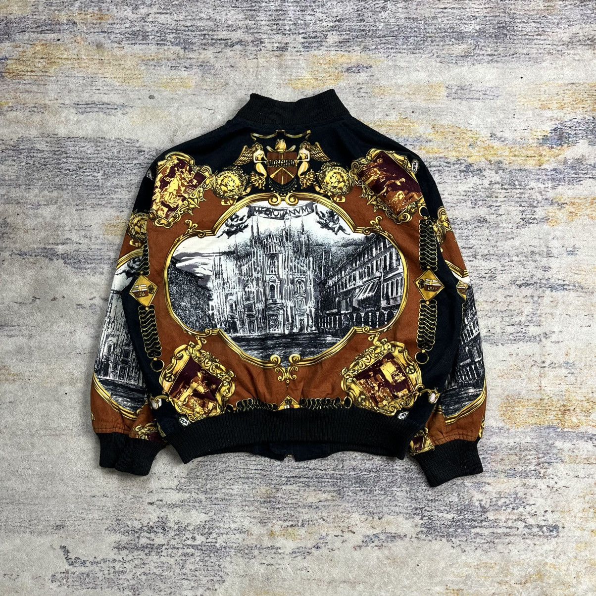 Moschino Vintage Moschino baroque cathedral print bomber jacket Size M / US 6-8 / IT 42-44 - 2 Thumbnail