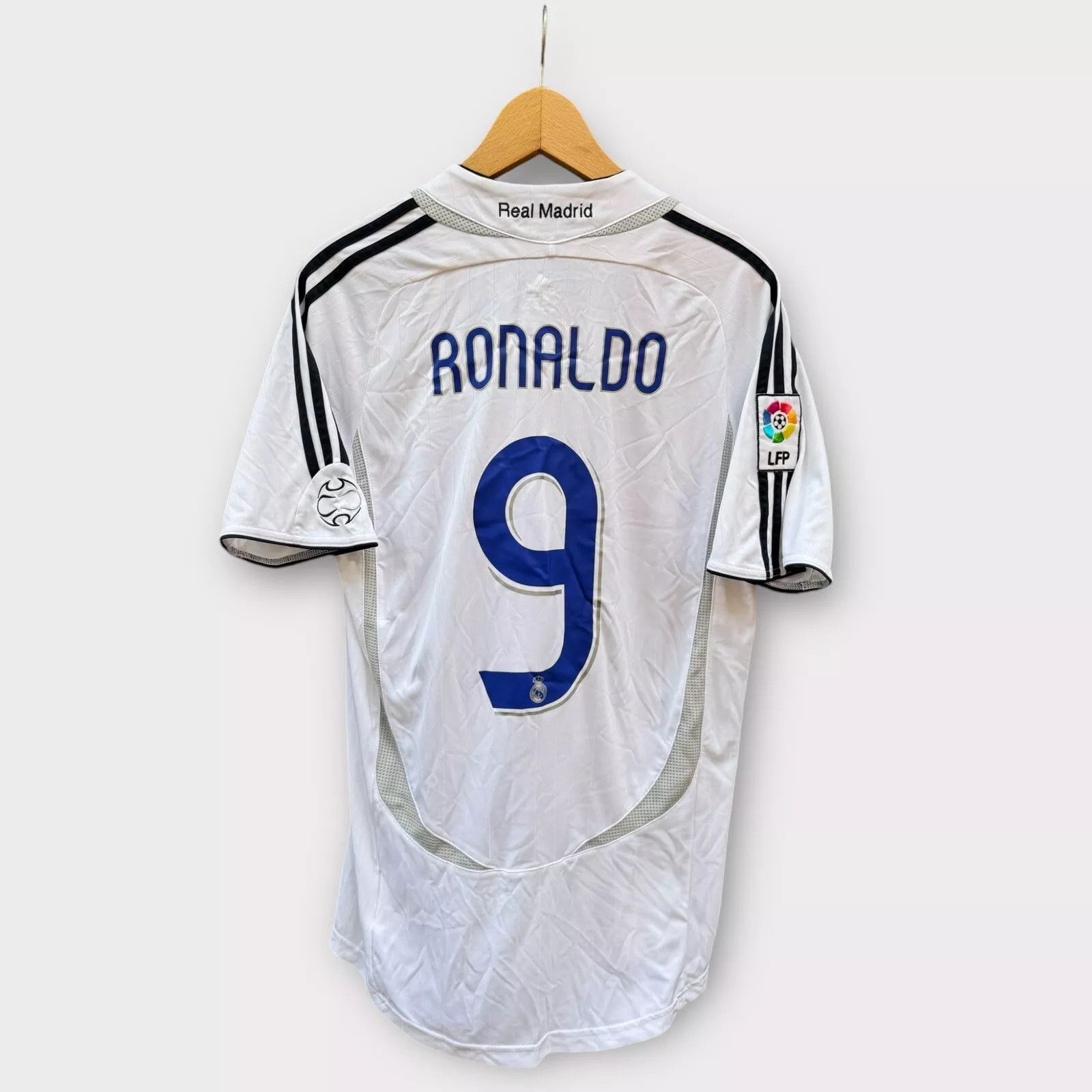 Vintage Real Madrid 2006 2007 home shirt Adidas jersey soccer kit | Grailed