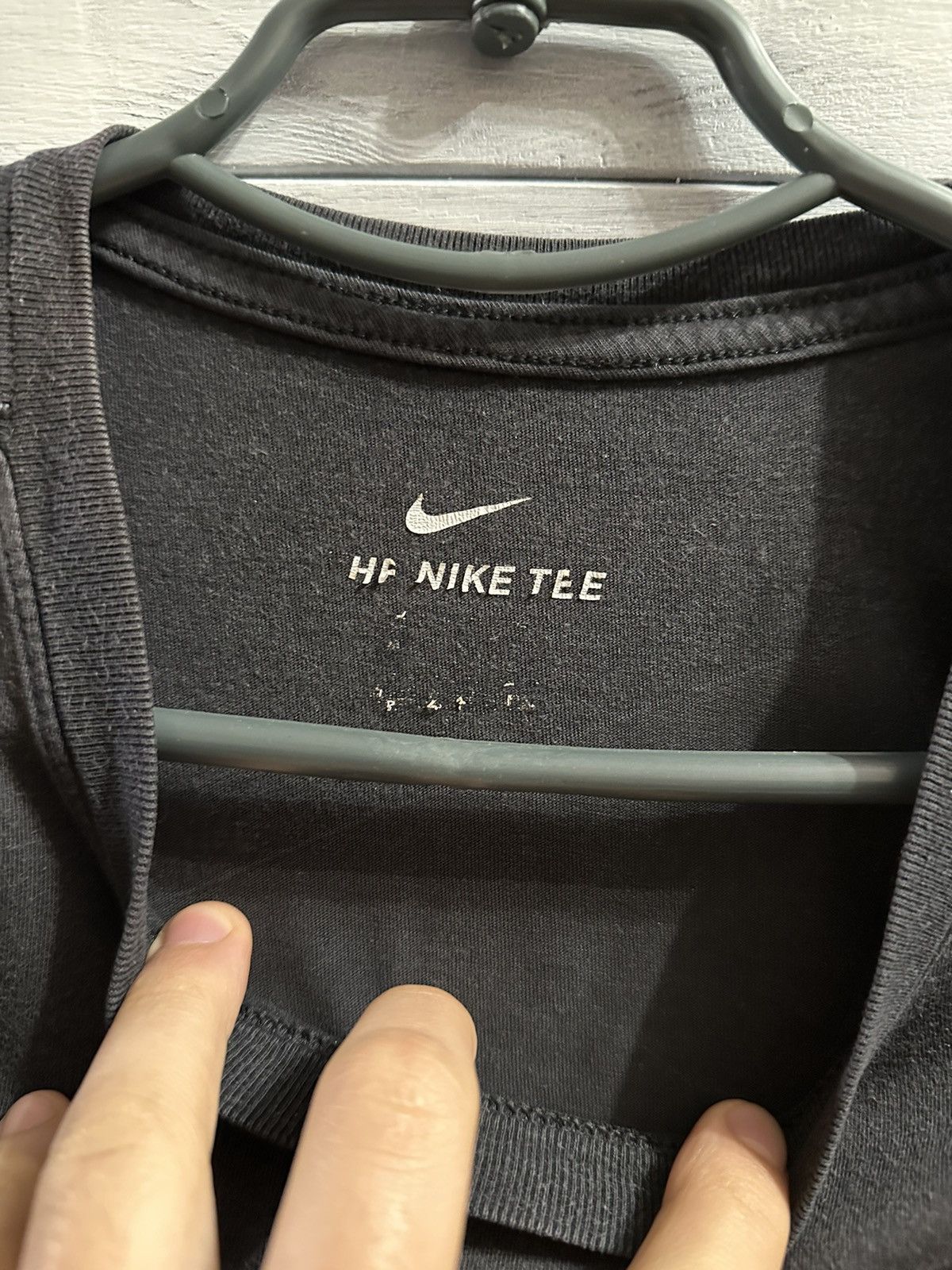Nike Rare T-Shirt Nike Just Do It Japan Style. Y2K drill swoosh Size US S / EU 44-46 / 1 - 5 Thumbnail