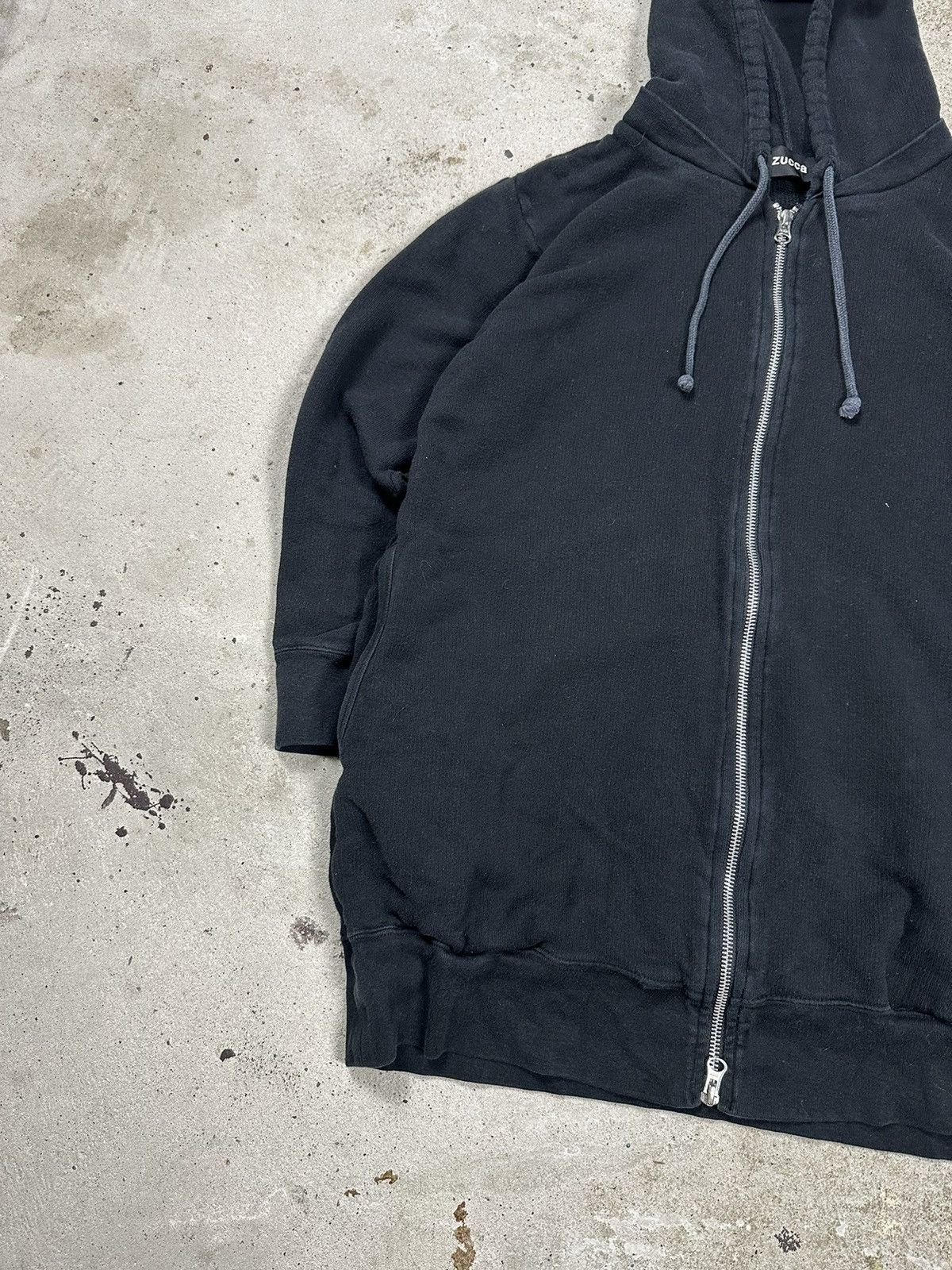 Issey Miyake × Japanese Brand × Zucca Zucca Issey Miyake Black Zip Up Hoodie Sweatshirt Japan Size US M / EU 48-50 / 2 - 4 Thumbnail