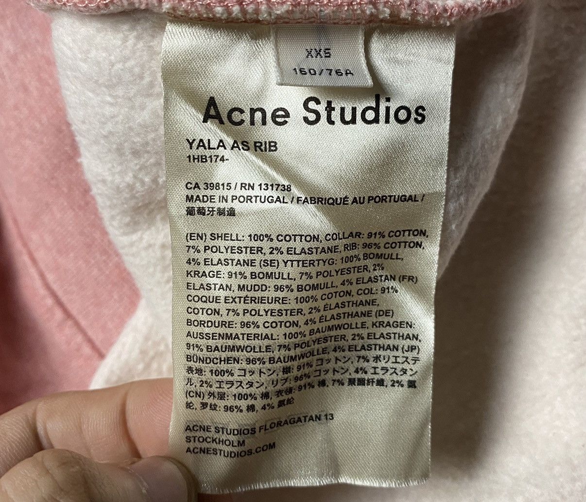 Acne Studios Acne Studios Yala As Rib Hoodie Size XXS / US 00 / IT 34 - 8 Thumbnail