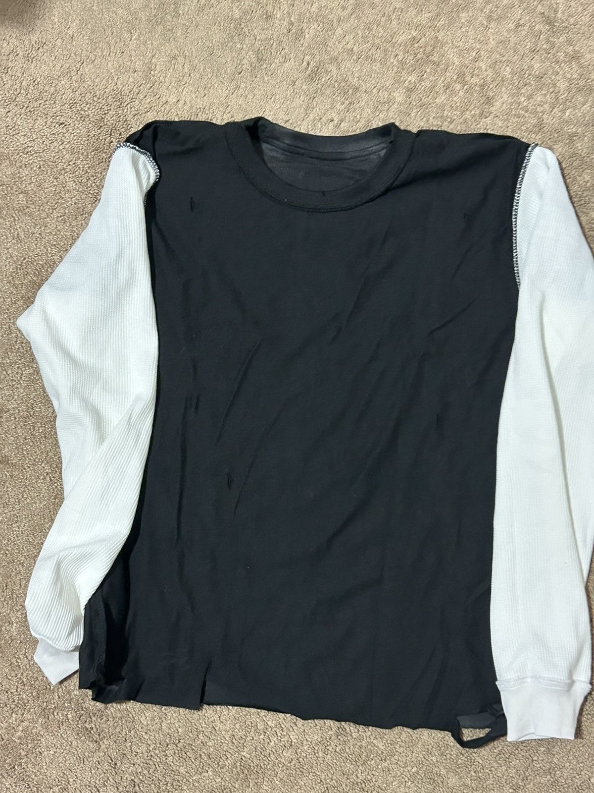 Other Distressed sacred heart double sleeve tee Size US M / EU 48-50 / 2 - 6 Thumbnail
