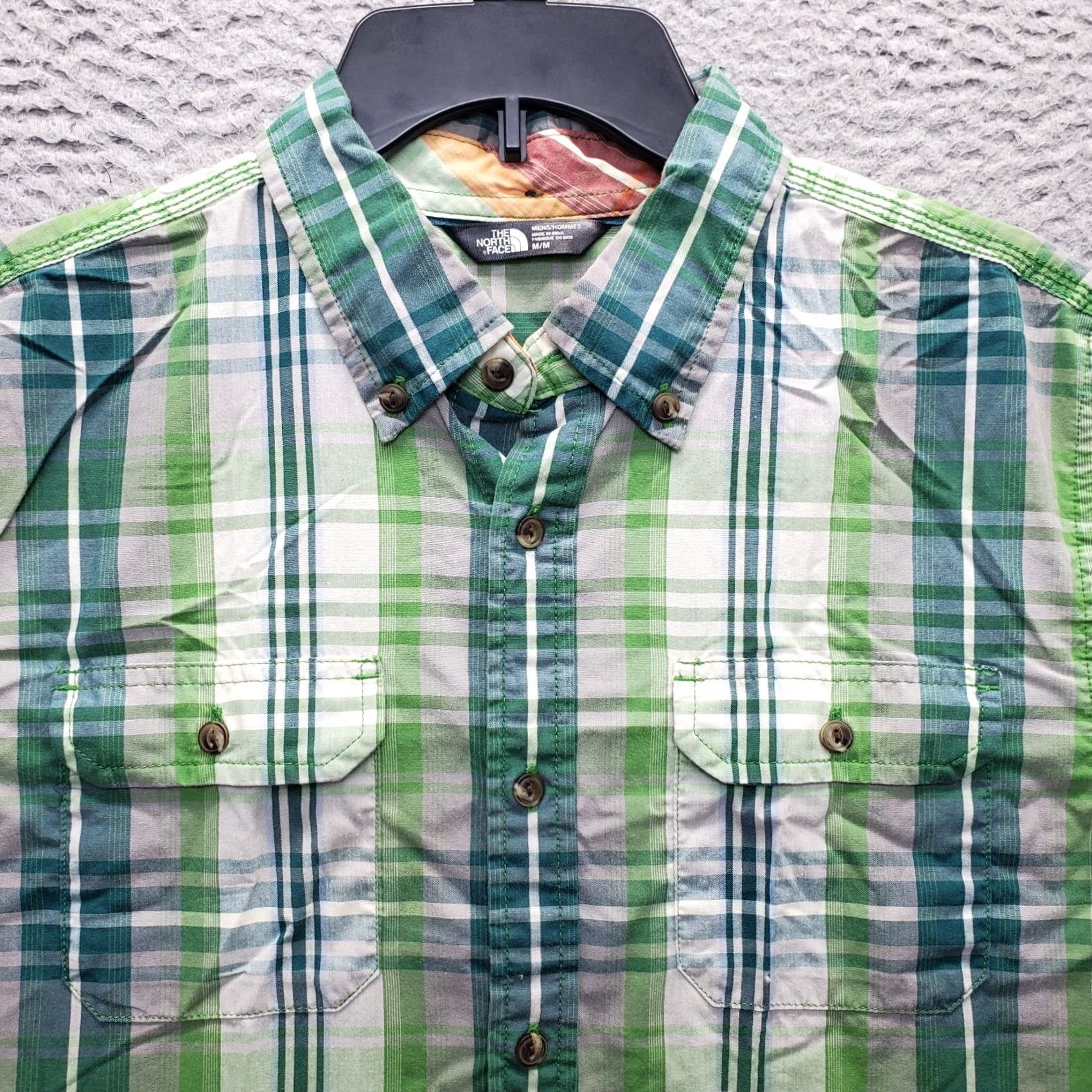 The North Face The North Face Shirt Mens Large Wash & Wear Short Sleeve Button Down Size US M / EU 48-50 / 2 - 5 Thumbnail