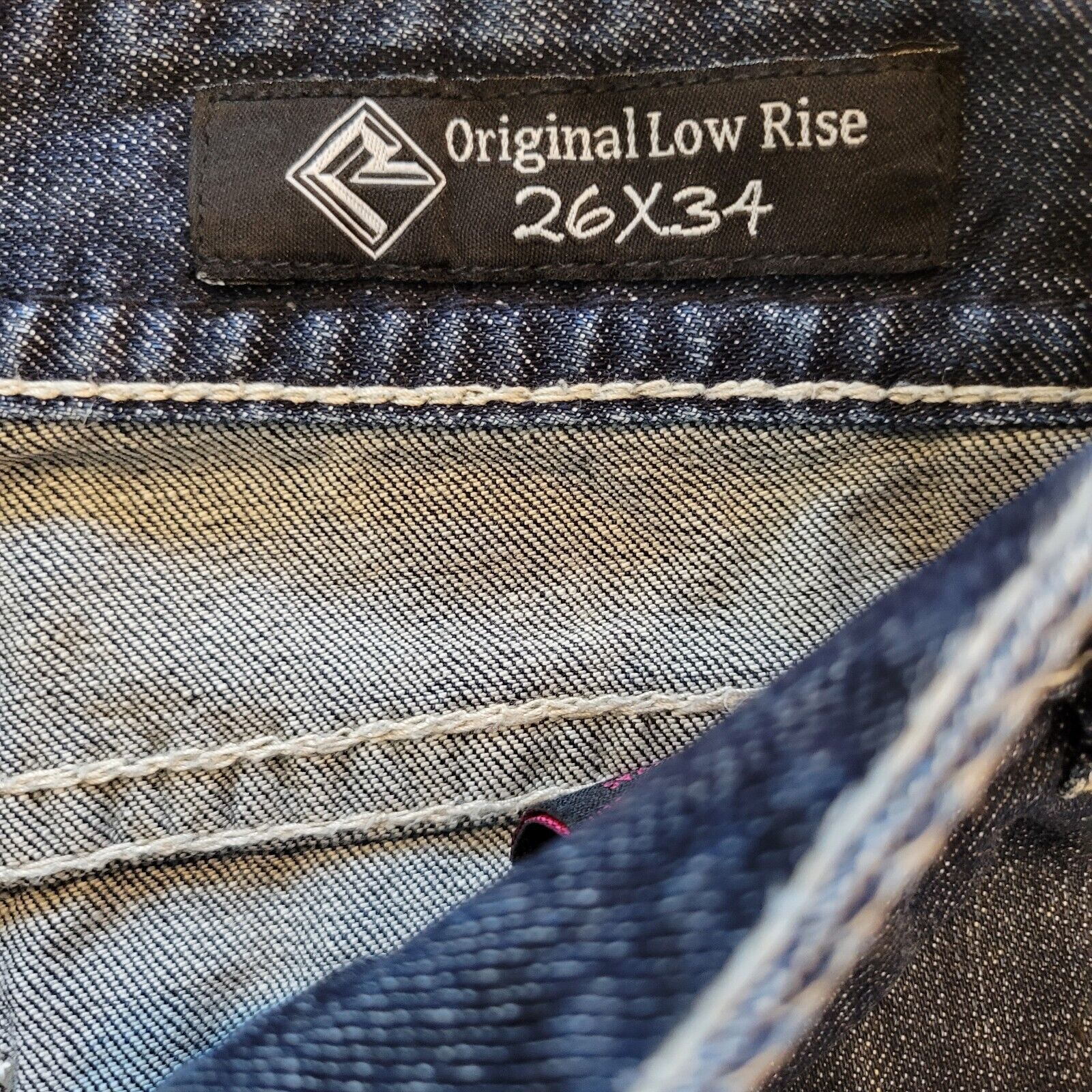 Vintage Rock & Roll Jeans Womens 26 x 34 Original Low Rise Size 26" / US 2 / IT 38 - 13 Thumbnail