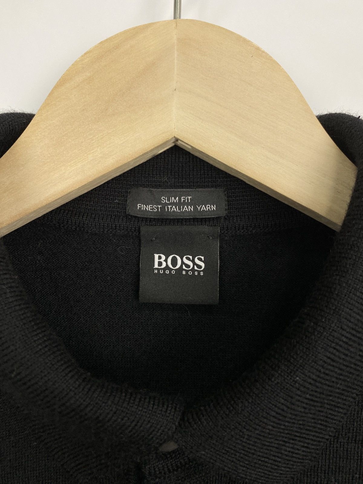 Hugo Boss Hugo Boss Wool Knit Polo T-Shirt Retro Rare Hype Y2K Size US M / EU 48-50 / 2 - 5 Thumbnail