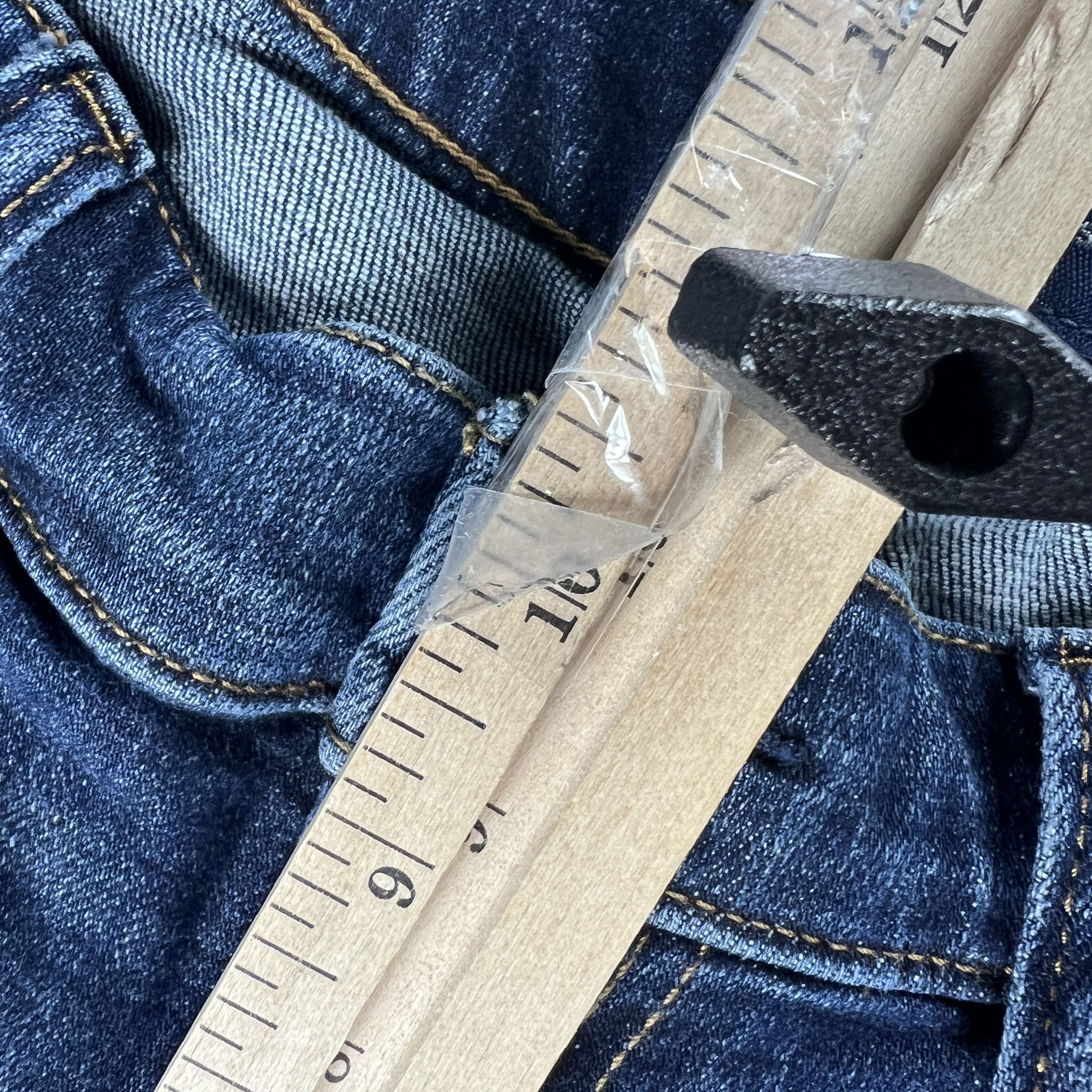 Lucky Brand Lucky Brand Jean 121 Slim Straight Blue Faded Stretch Denim Size US 33 - 23 Thumbnail