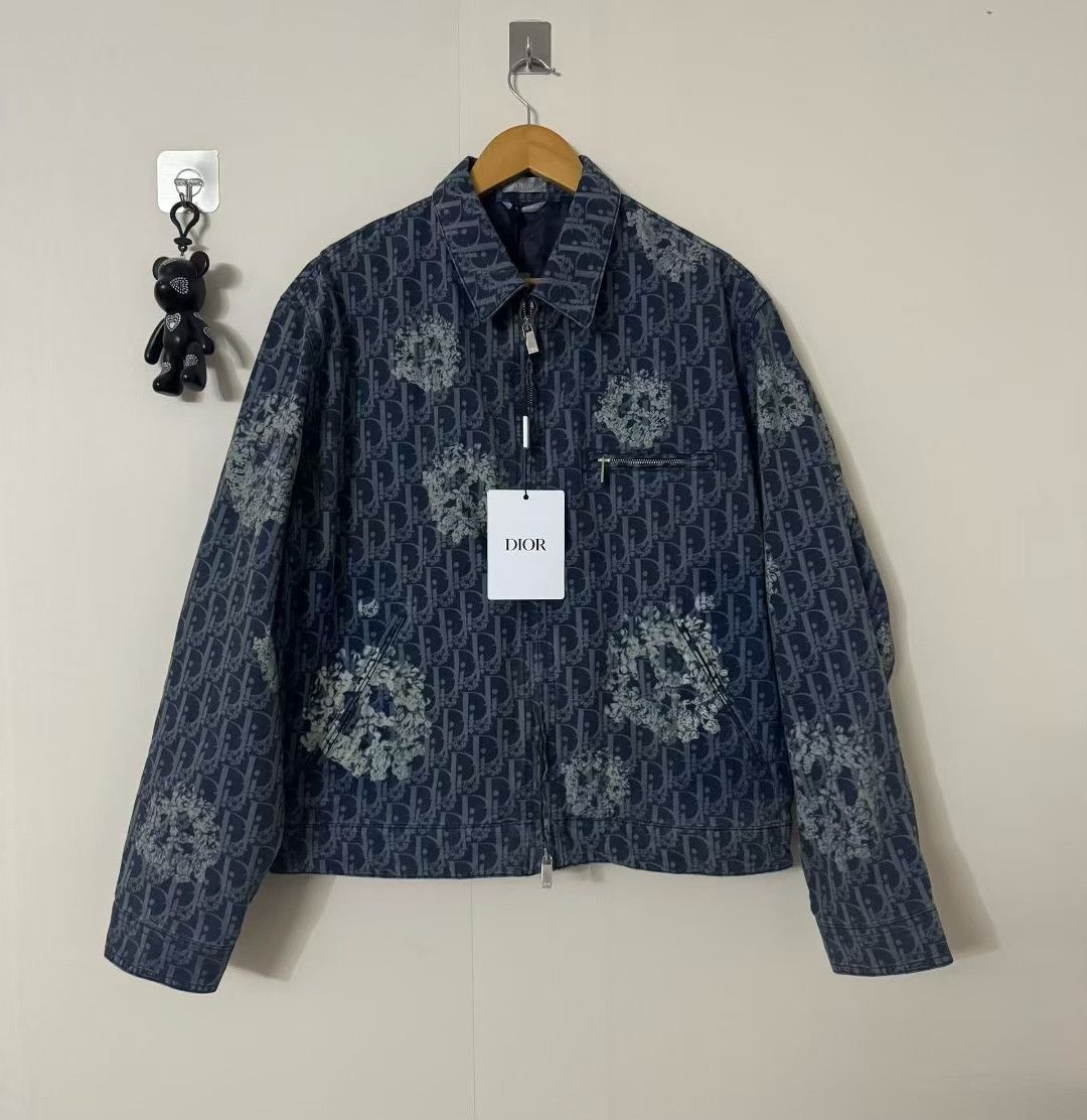 Dior Dior x Tears Cotton Flower Print Denim Jacket Size US S / EU 44-46 / 1 - 1 Thumbnail