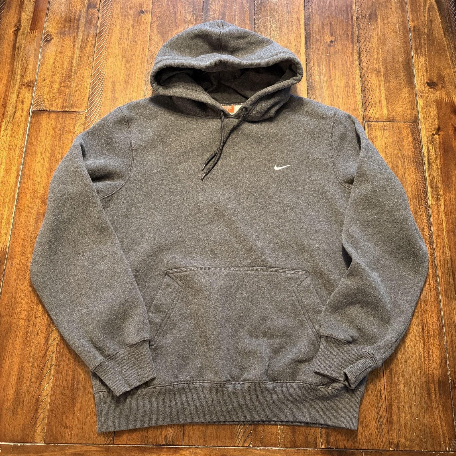 Nike Nike Hoodie Sweatshirt Medium Gray Fleece Pullover Pocket Size US M / EU 48-50 / 2 - 2 Thumbnail
