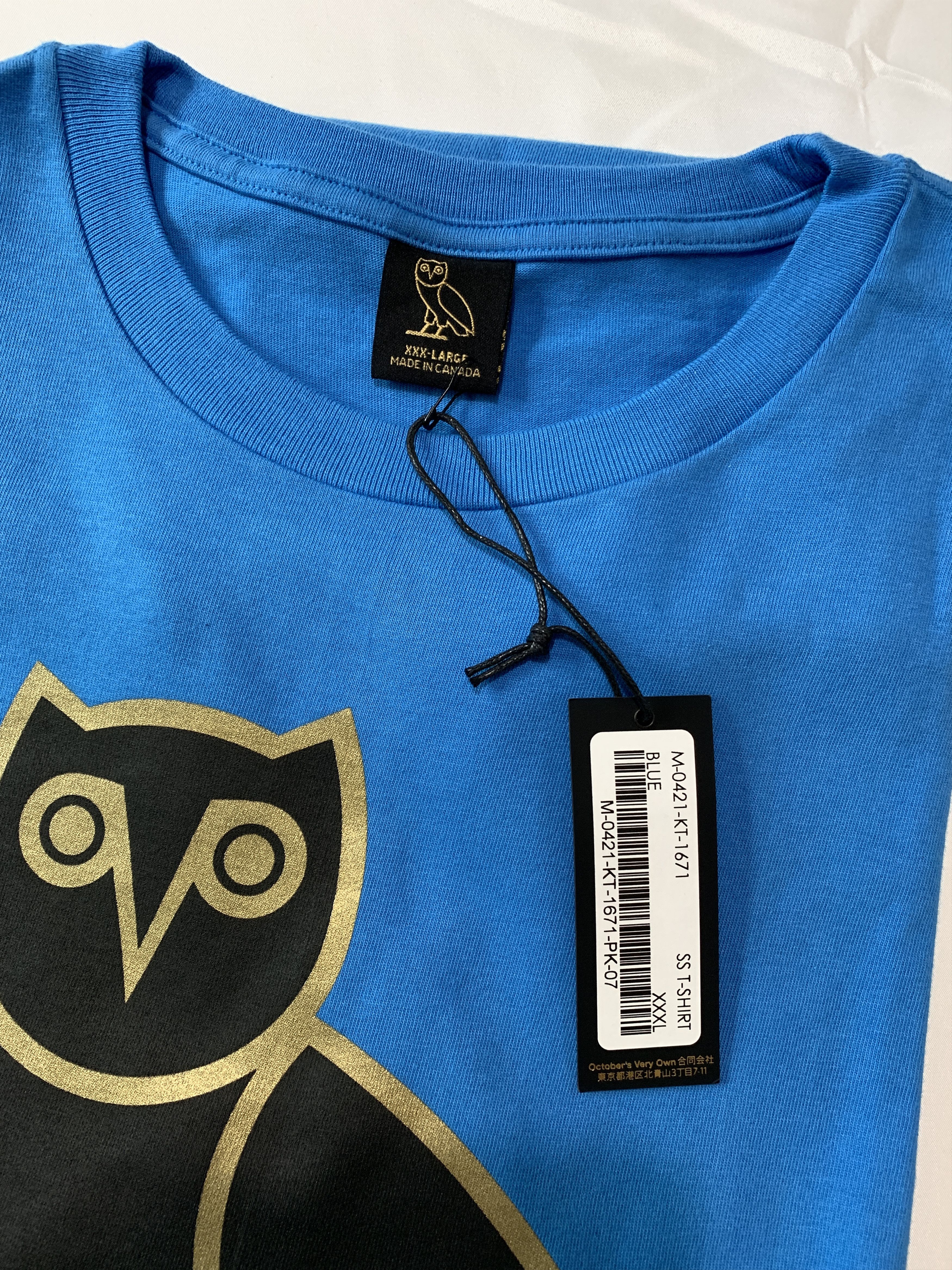 Drake OVO OG Owl Tee Gold Black Rare Limited 🦉 XXXL Size US XXL / EU 58 / 5 - 2 Thumbnail