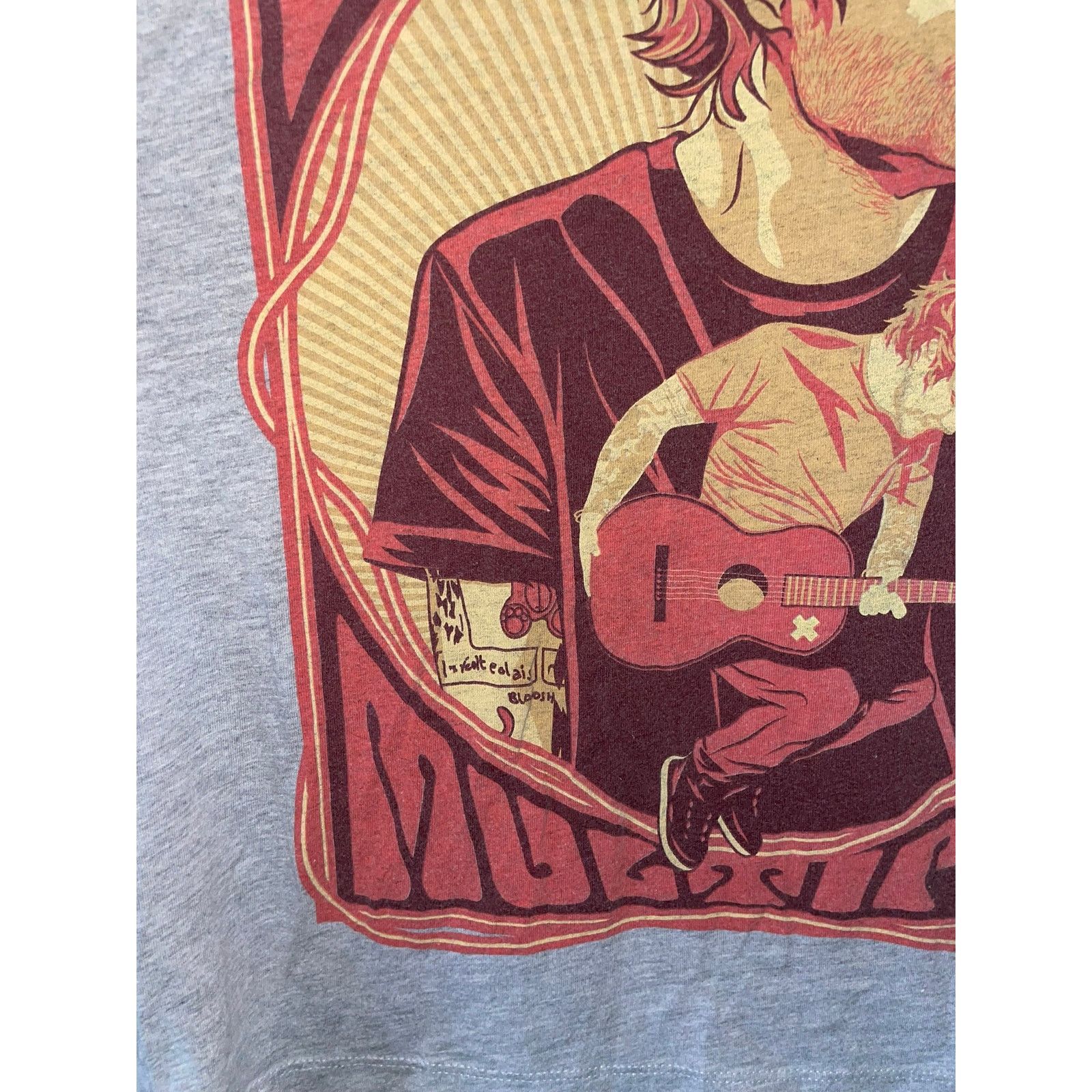 Tultex Ed Sheeran Multiply Tour Shirt Concert Gray 2014 Tee S Small Size US S / EU 44-46 / 1 - 3 Thumbnail