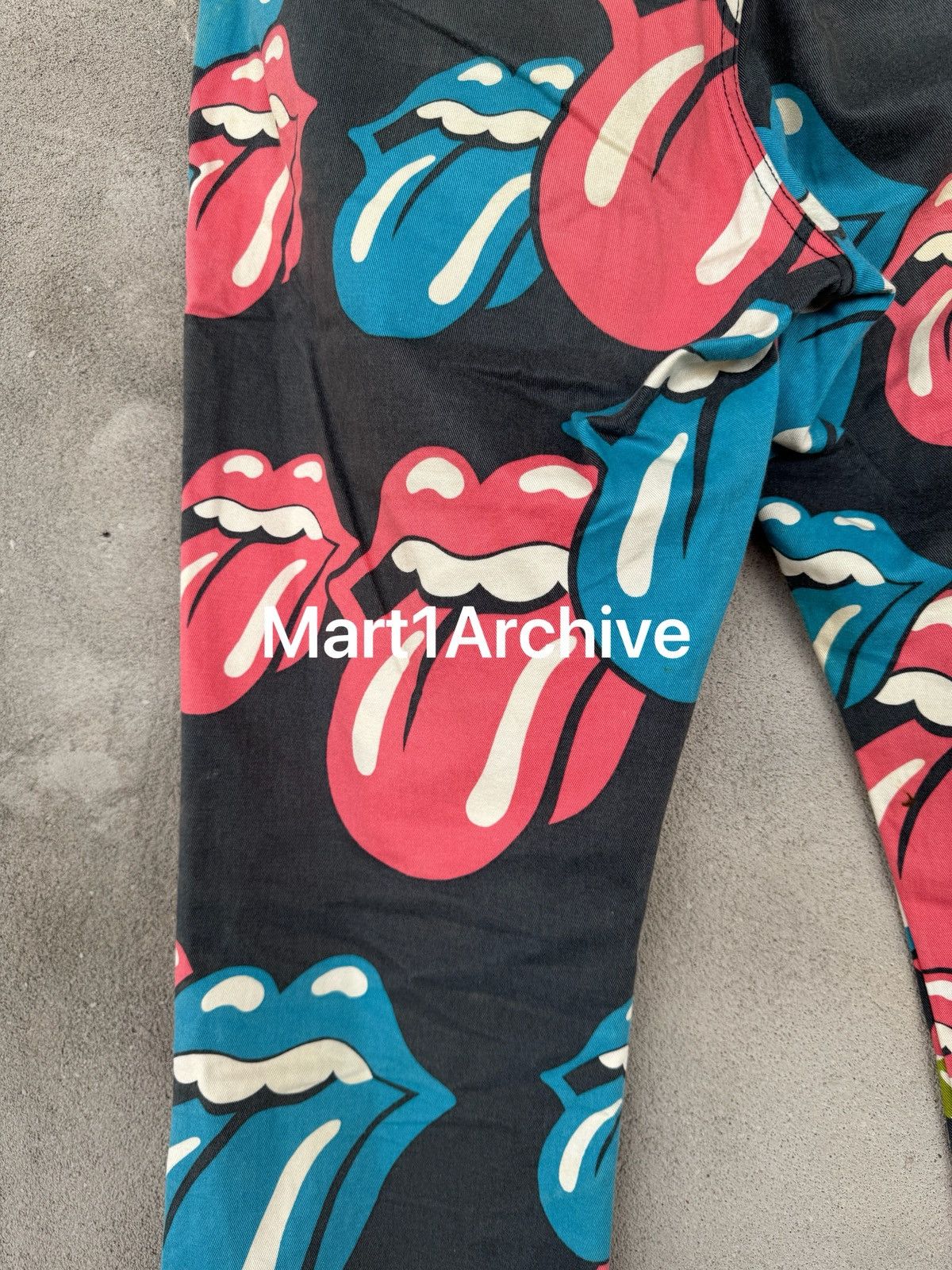 Comme des Garcons Comme Des Garçons 06SS Homme Plus Rolling Stones Print Pants Size US 32 / EU 48 - 6 Thumbnail