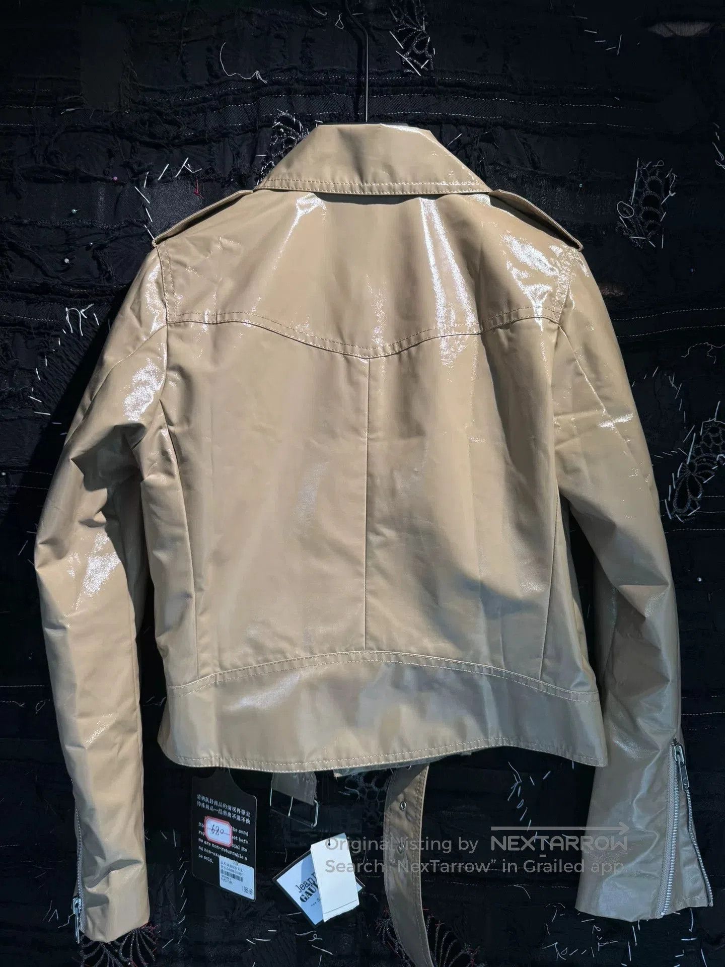 Jean Paul Gaultier Jean Paul Gaultier Glossy Leather Jacket. Size S / US 4 / IT 40 - 5 Thumbnail