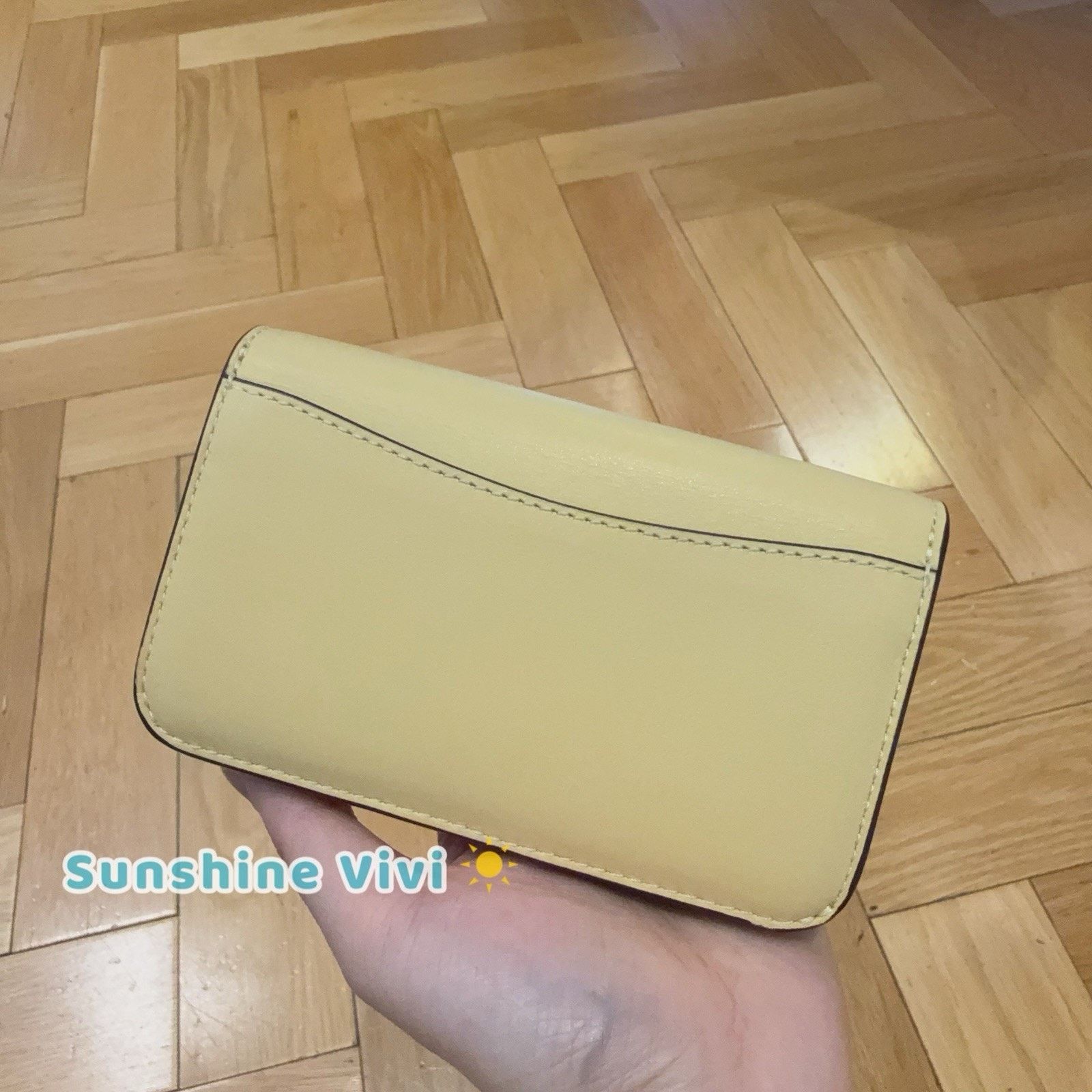 Coach NWT Coach Slim Card Case Wallet CR990 Leather Vanilla Size ONE SIZE - 5 Thumbnail