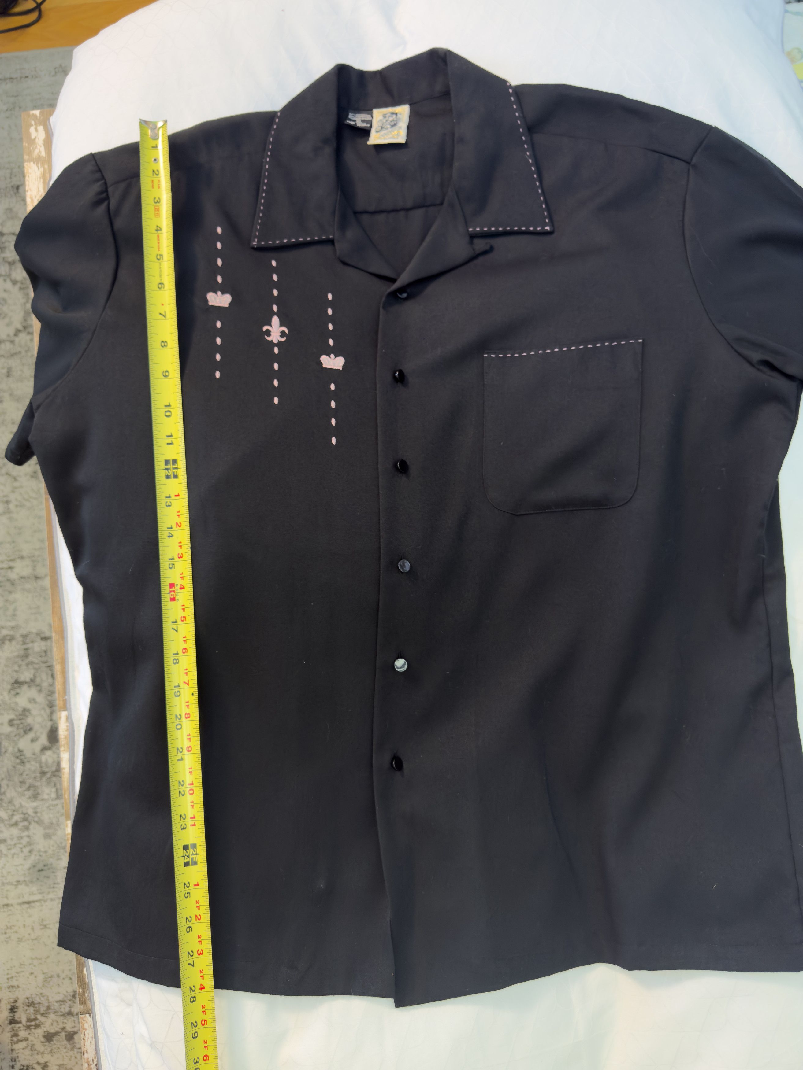 Kennington Ltd. Vintage Kennington Ltd Embroidered Camp Collar Shirt Size US XL / EU 56 / 4 - 8 Thumbnail